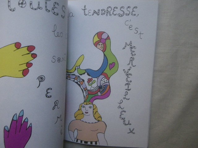 ニキ・ド・サンファル イラスト洋書 Niki de Saint Phalle Le SIDA, tu ne l'attraperas pas..._画像3