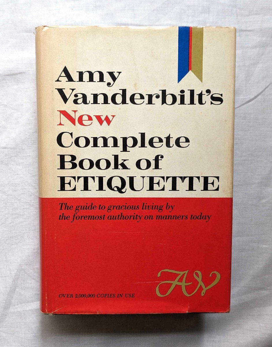 アンディ・ウォーホル 1967年 洋書 エチケット・マナー全書 Amy Vanderbilt's New Complete Book of Etiquette Andy Warhol