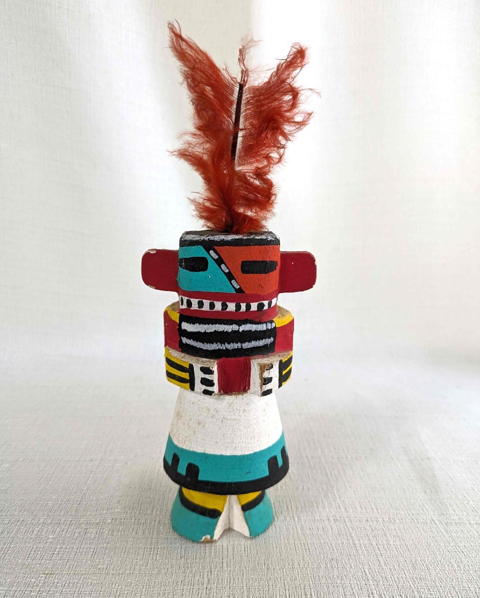 ホピ・カチナ人形 ネイティブ・アメリカン ハンドメイド Hopi Kachina Doll/Route 66 Style インディアン 精霊 カチナドール_画像1