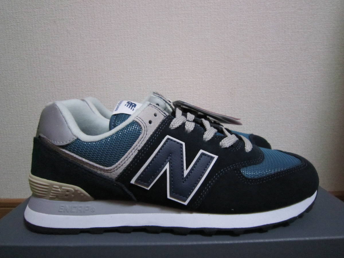 NEW BALANCE ML574ESSダークネイビー JPN25.5cm_画像4