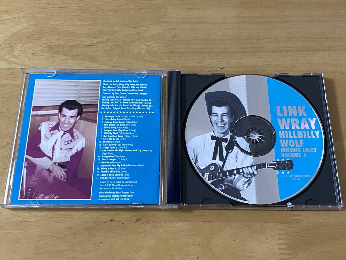 Link Wray Hillbilly Wolf Missing Links Vol.1 輸入盤CD 検:リンクレイ ロカビリー Rockabilly Robert Gordon Cramps Guitar Raymen_画像3