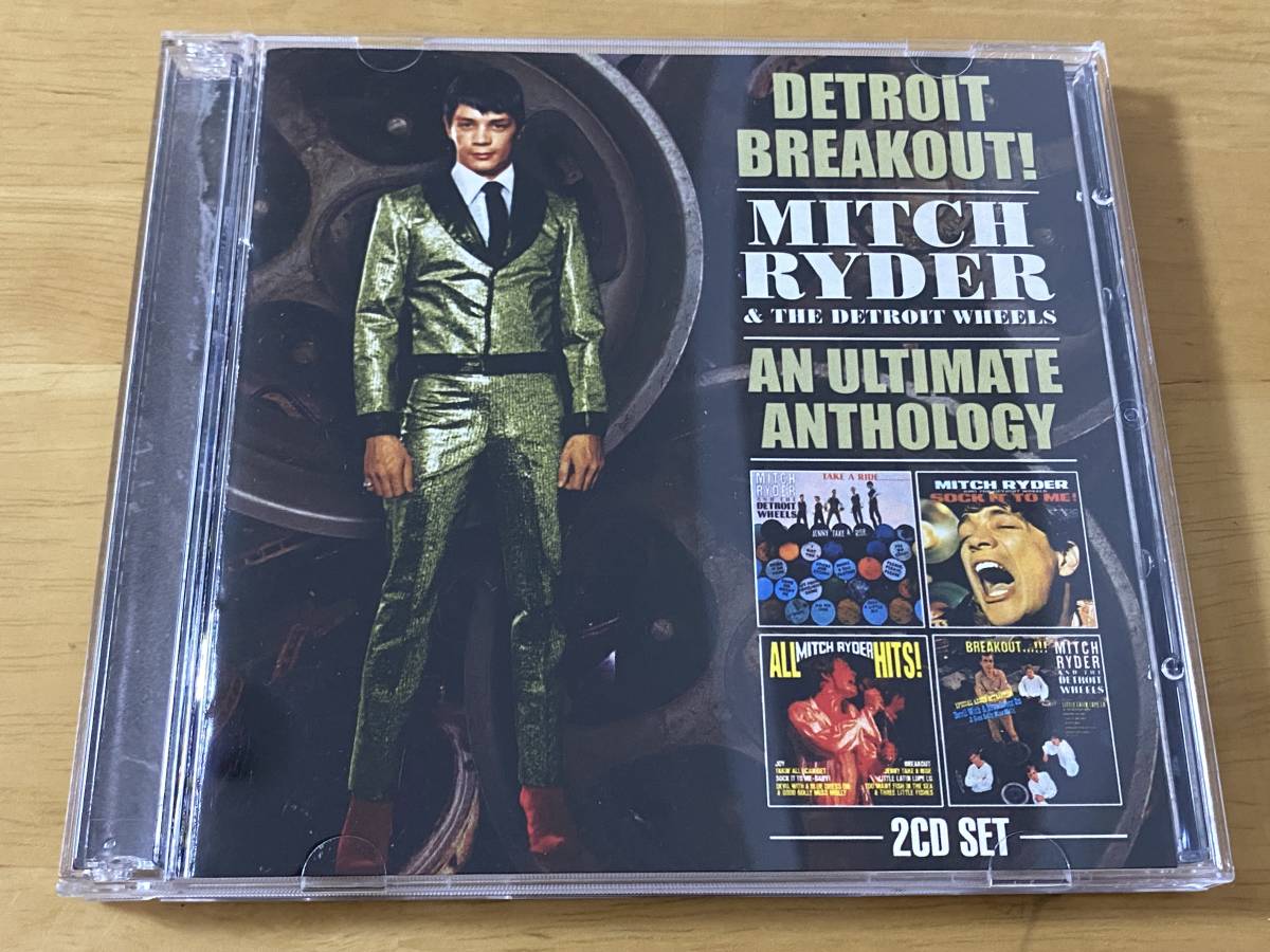 Mitch Ryder & The Detroit Wheels Detroit Breakout An Ultimate Anthology 輸入盤2CD 検:ミッチライダー James Brown Little Richard_画像1