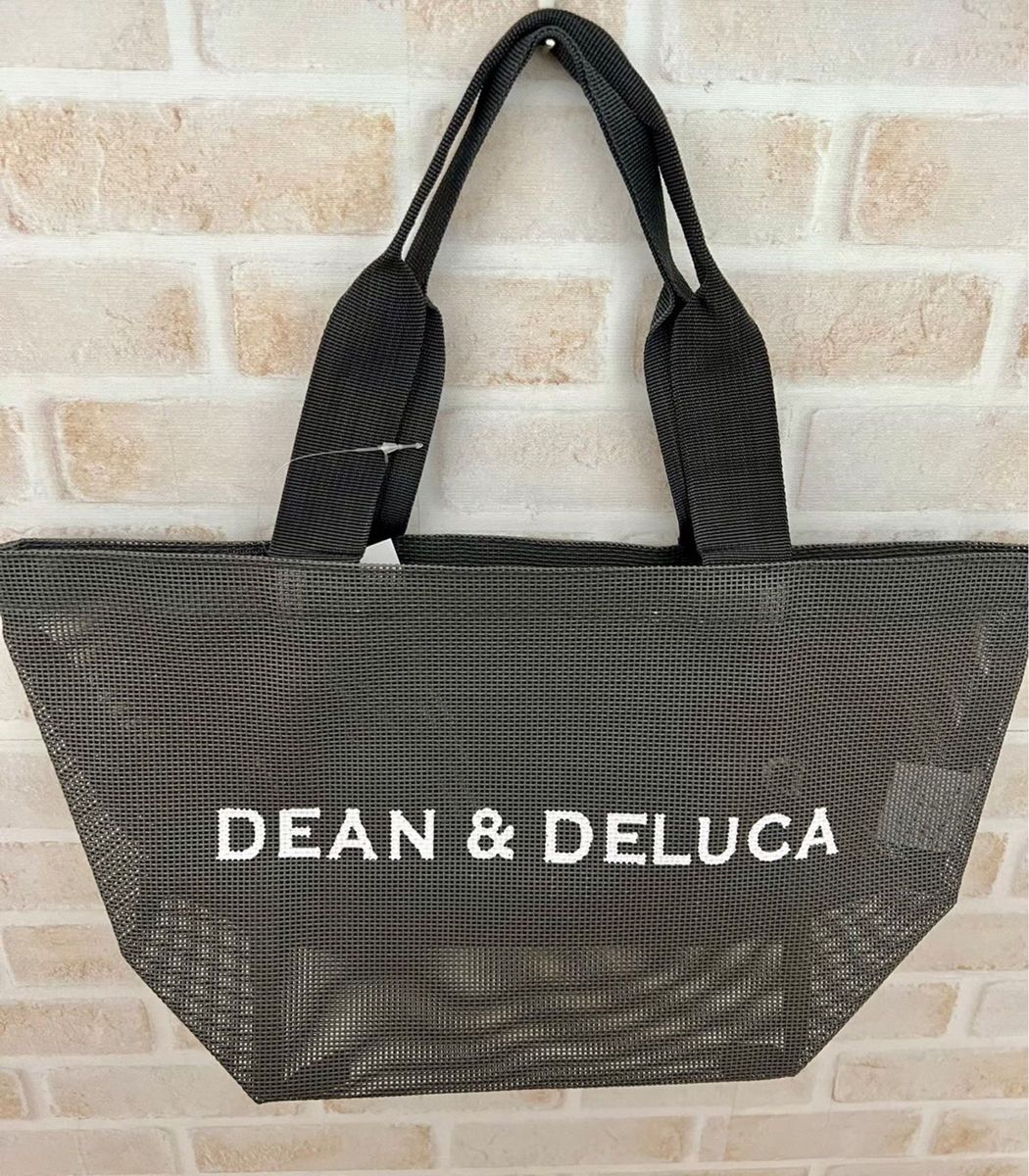 ＊大人気＊DEAN & DELUCA メッシュトートバッグ グレー Sサイズ エコバッグ お散歩バッグ