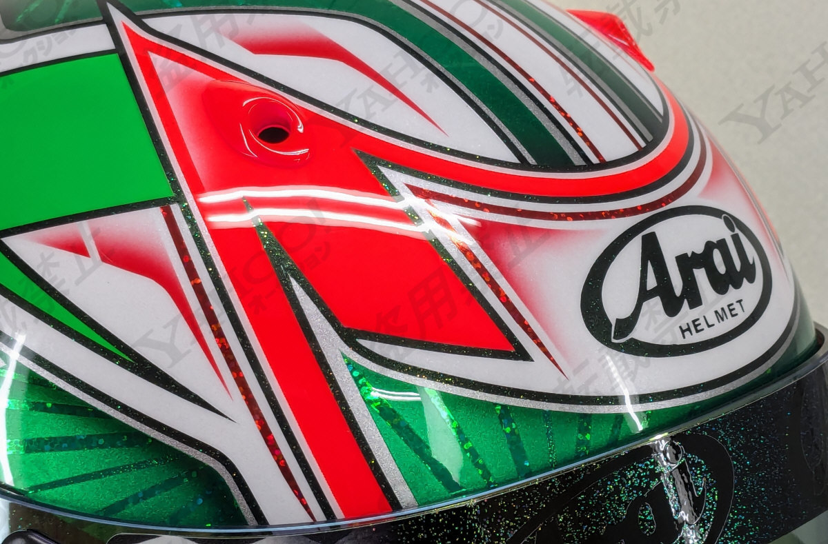 アライ Arai SK-6 PED カスタムペイント完成品 Mサイズ 新品即納 カートレース サーキット走行会 TONY KART トニーカート_画像5