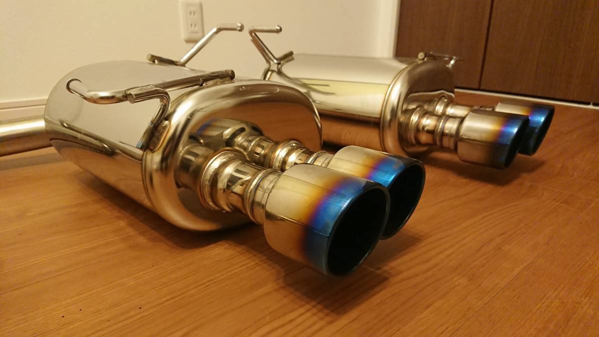 HKS super turbo muffler wrx sti s4 vab vag用 超市turbo消聲器美品漂亮 原文:HKS super turbo muffler wrx sti s4 vab vag用 スーパーターボマフラー 美品 綺麗