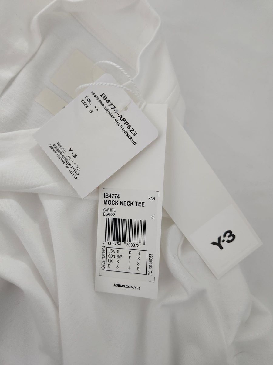 Y-3 MOCK NECK TEE / ワイスリー モックネックTシャツ（ロンT/長袖/カットソー）