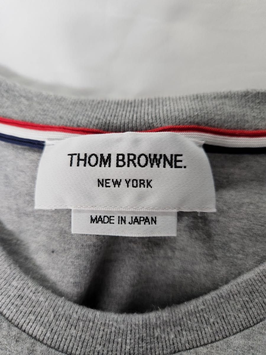 Thom Browne トムブラウン 長袖カットソー/ロングTシャツ/ロンT Thom Browne トムブラウン 長袖カットソー/ロングTシャツ/ロンT