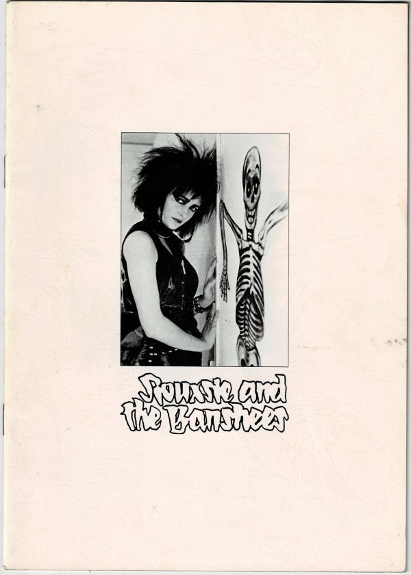 *M2110 ツアーパンフ「SIOUXSIE AND THE BANSHEES '82 JAPAN TOUR」スージー＆ザ・バンシーズ　ツバキハウス他　写真：ハービー・山口,他_画像1