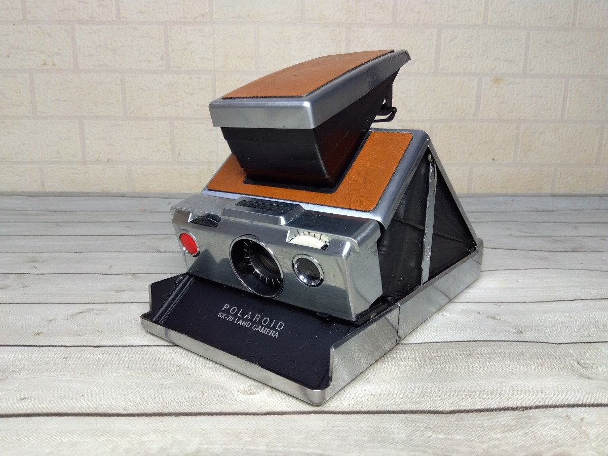 961■ポラロイドカメラ　POLAROID 　SX-70　LAND CAMERA　動作未確認　ジャンク現状品_画像1