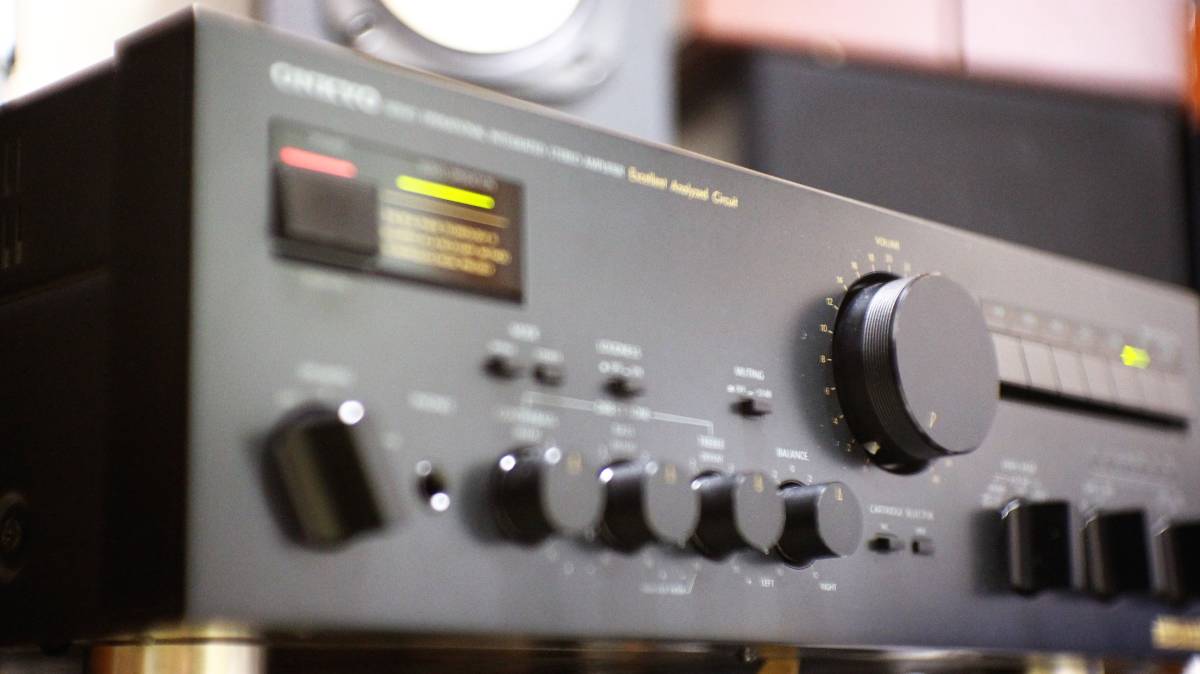 ONKYO Integra A-817RXII * sound verification animation equipped
