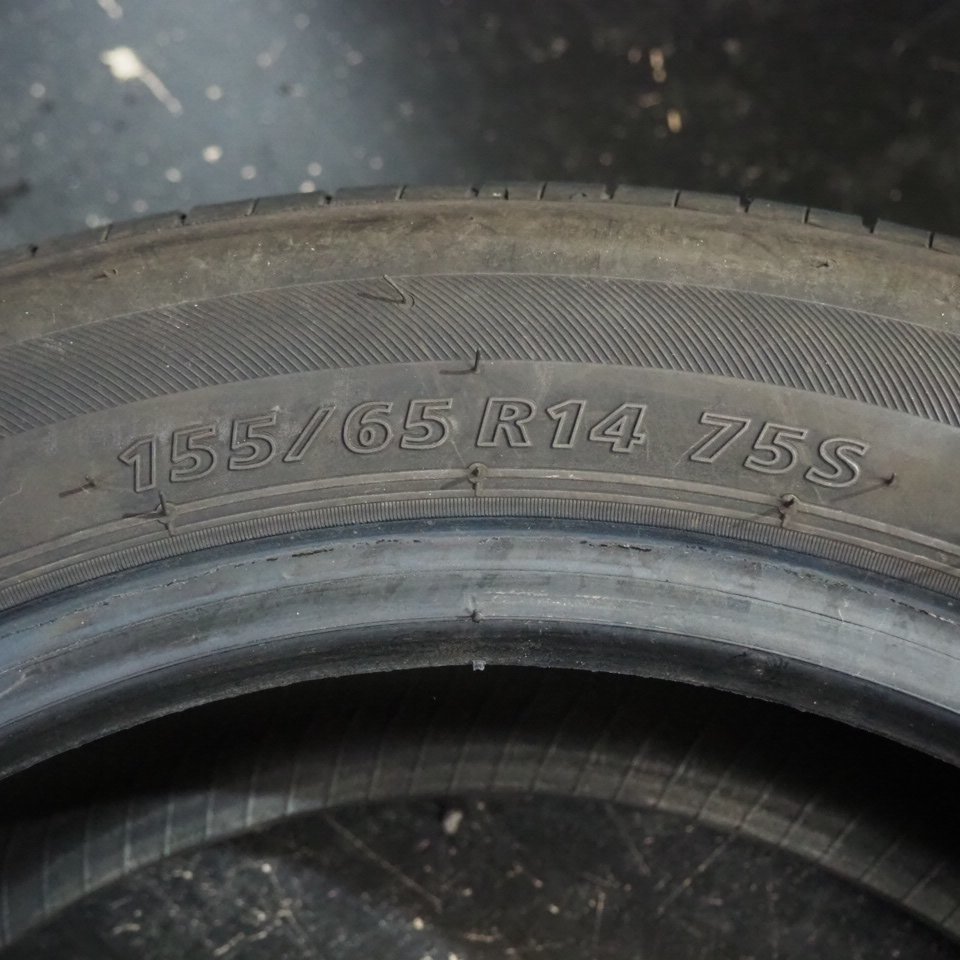 21年製 9分山 BRIDGESTONE NEXTRY ネクストリー【 155/65R14 1本 】パンク等の補修用に_画像4