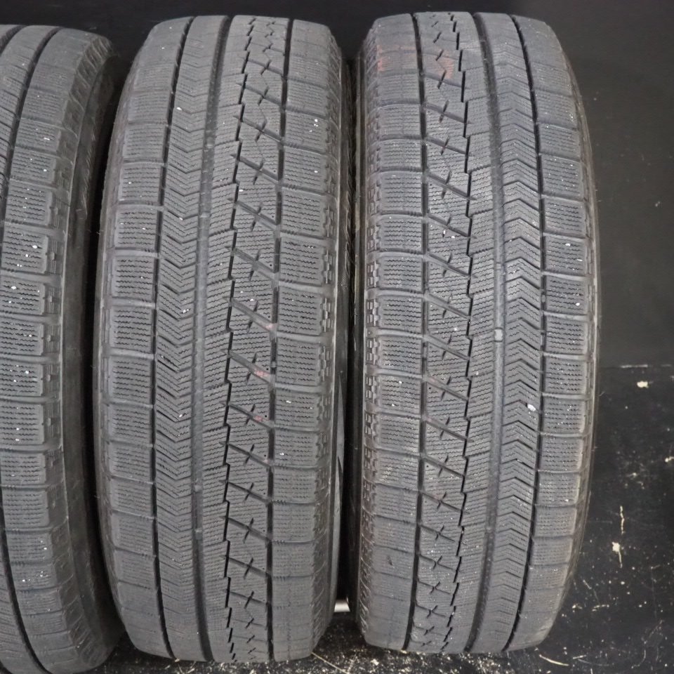 売切 溝あり BRIDGESTONE BLIZZAK VRX / Exceeder【 195/65R15 / 6J +43 100 5H 4本 】スタッドレス プリウス プレミオ ウイッシ等_画像9