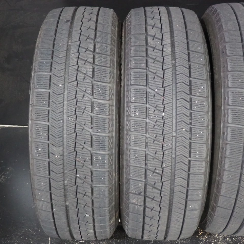 売切 溝あり BRIDGESTONE BLIZZAK VRX / Exceeder【 195/65R15 / 6J +43 100 5H 4本 】スタッドレス プリウス プレミオ ウイッシ等_画像8