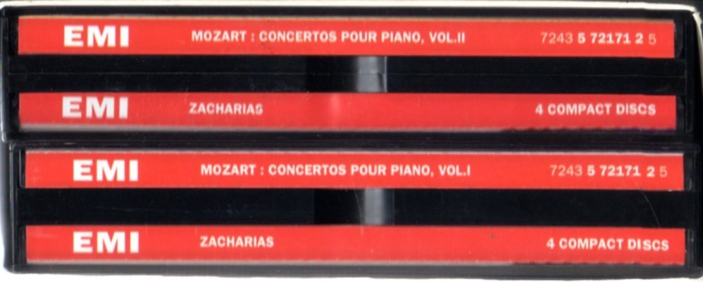 8CD (即決) モーツァルト/ ピアノ協奏曲(独奏)全21曲/ pf.シブリアン・カツァリアス他_画像3