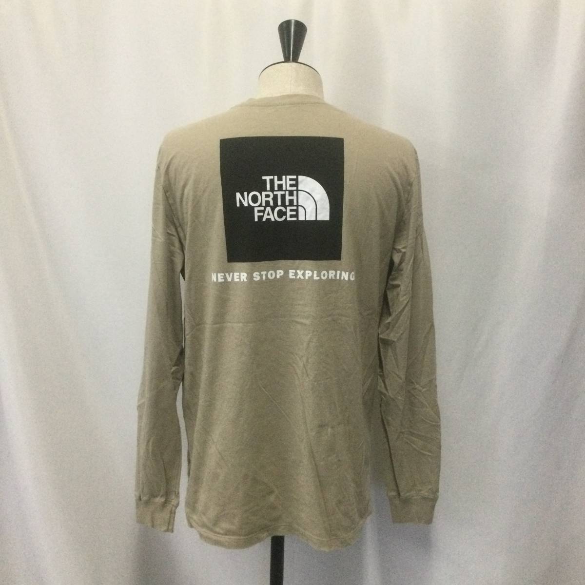 【N357】★THE NORTH FACE★ ノースフェイス ロングスリーブ Tシャツ Lサイズ ロンT 美品 アウトドア 人気ブランド 古着 古着卸_画像4