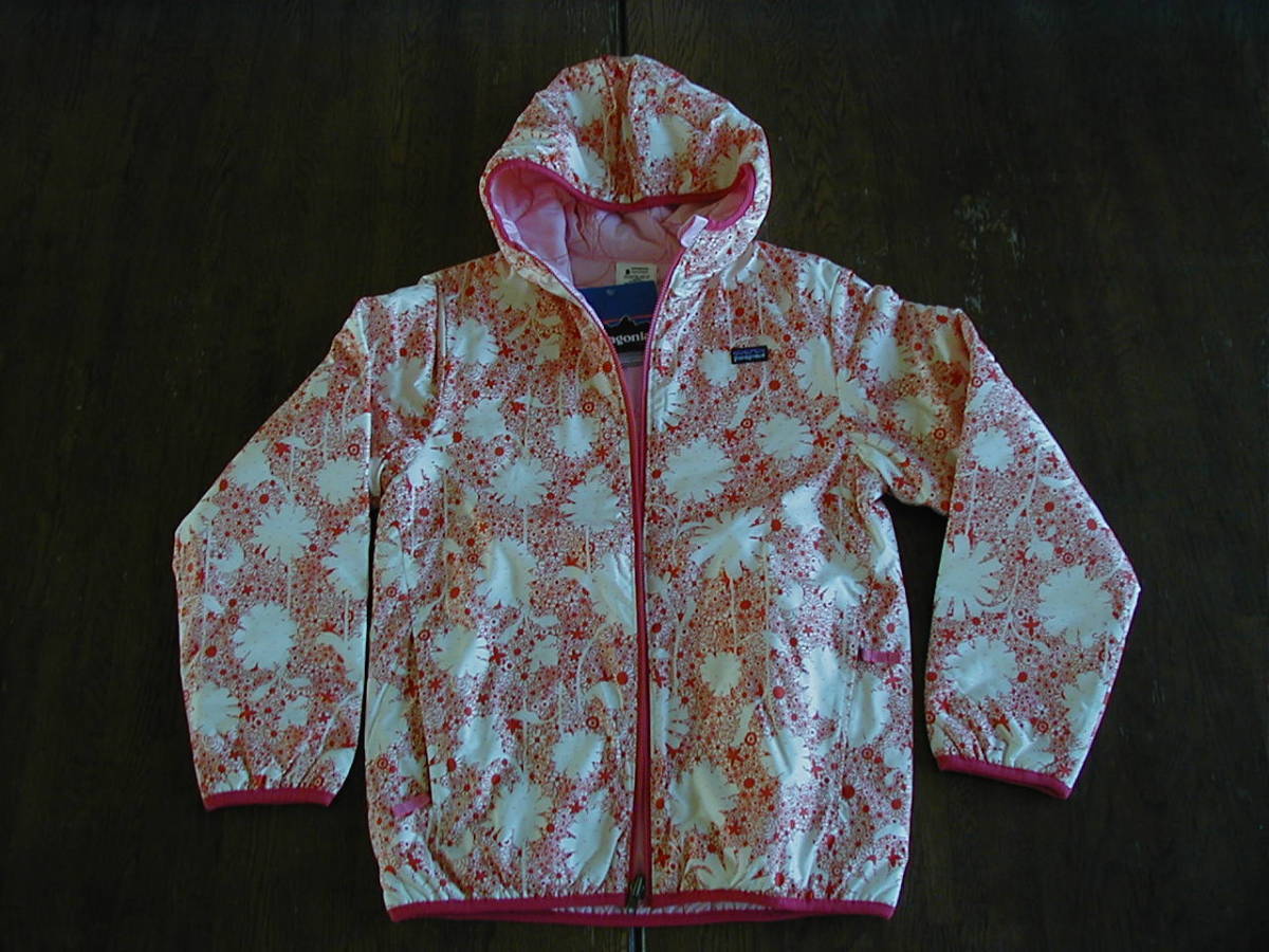 ■新品未使用■【XLサイズ】パタゴニア K’s リバーシブル・パフボール・ジャケット ■ patagonia Paris Floral Natural (PFN)■_画像3