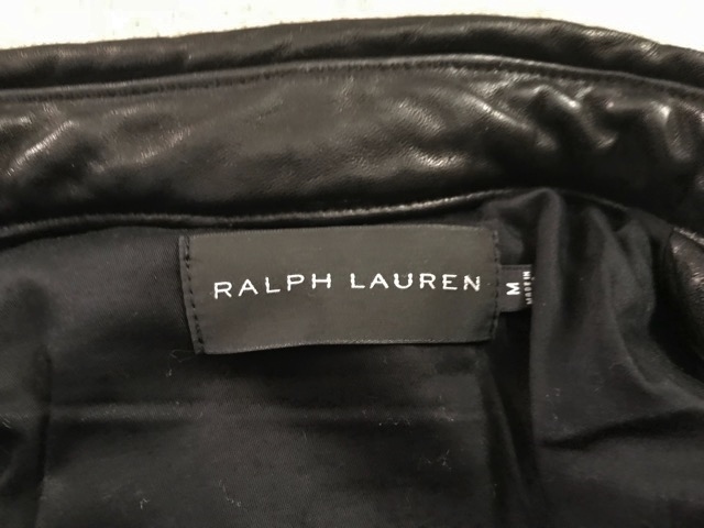     原文:定約50万円 ポロ ラルフローレン ブラックレーベル ベッカム 系 革ジャン ライダース イタリア製 モーターサイクル ジャケット POLO メンズ