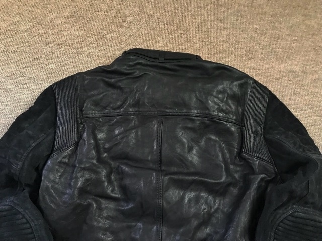     原文:定約50万円 ポロ ラルフローレン ブラックレーベル ベッカム 系 革ジャン ライダース イタリア製 モーターサイクル ジャケット POLO メンズ