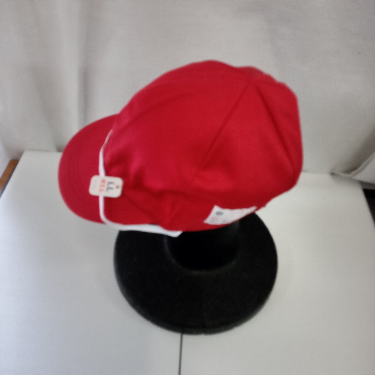 綿100%   赤白帽子LLリバーシブル