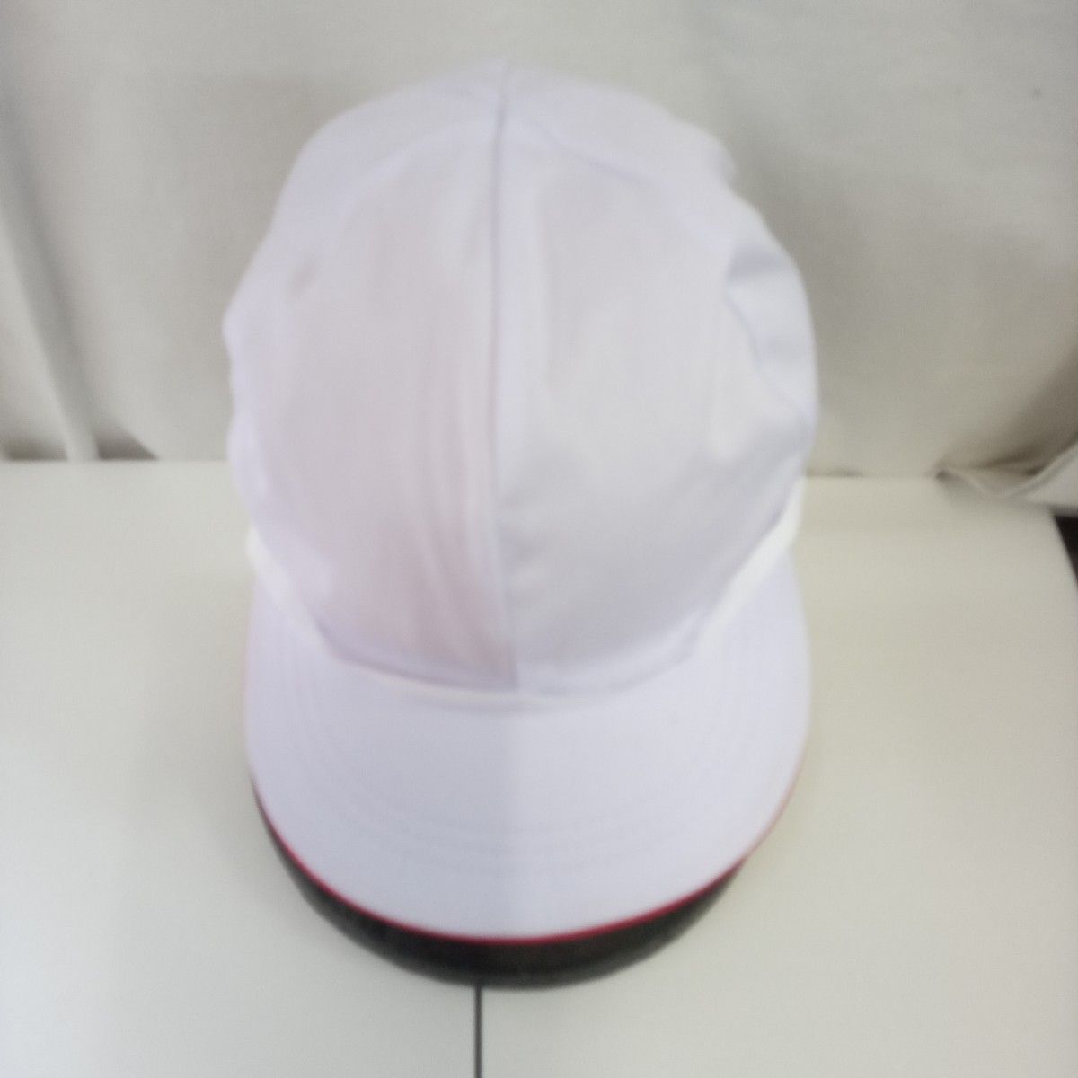 綿100%赤白帽子　L　リバーシブル