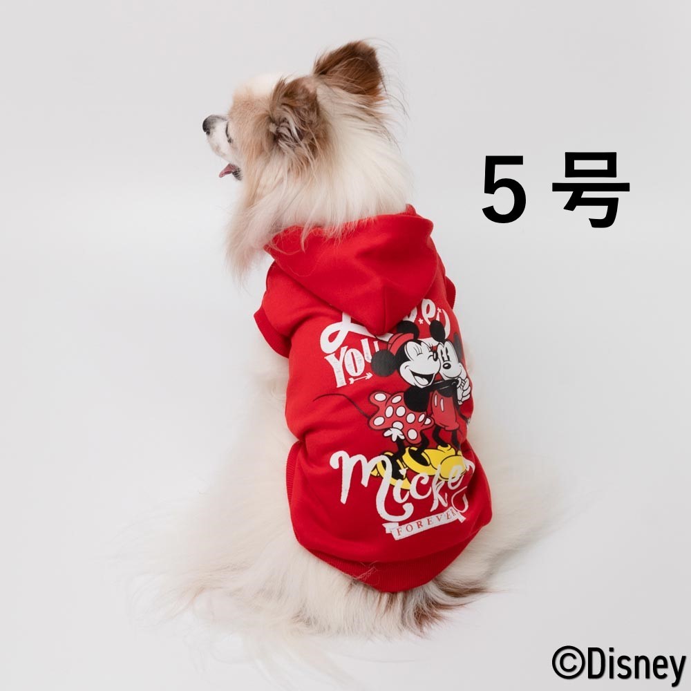 Disney ミッキーミニ－パーカー レッド 5号 Disney公式ライセンス商品の画像1