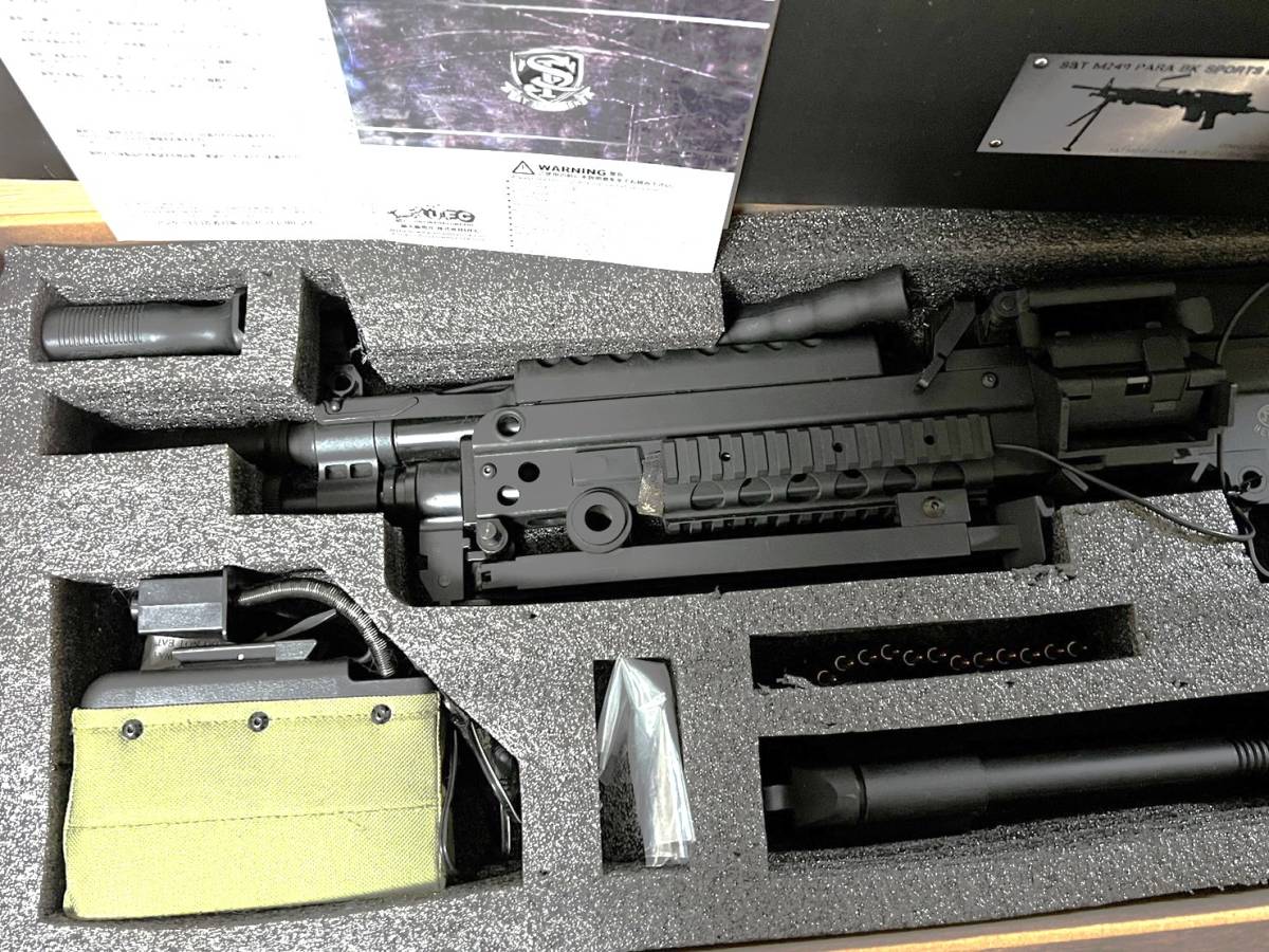 S&T 電動ガン M249 PARA スポーツライン 動作良好中古品_画像3