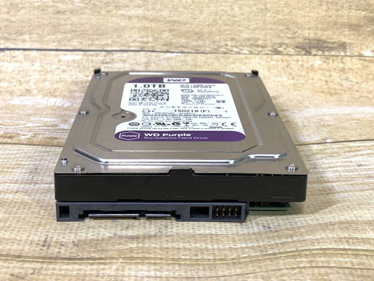 ★WD Purple 1.0TB SATA 内臓型ハードディスク WD10PURX 良品美品★送520ok★_画像4