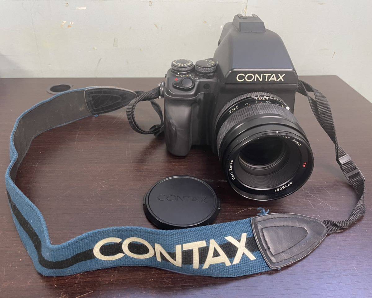 CONTAX 645 中判フィルムカメラ　本体　レンズ　フィルムカメラ　カメラ　ジャンク品_画像1