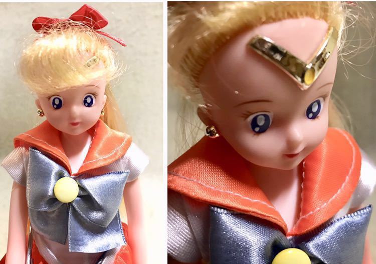  free shipping BANDAI Bandai Pretty Soldier Sailor Moon cheap sailor venus doll figure put on change love . beautiful .. sailor warrior 1993 year anime that time thing 