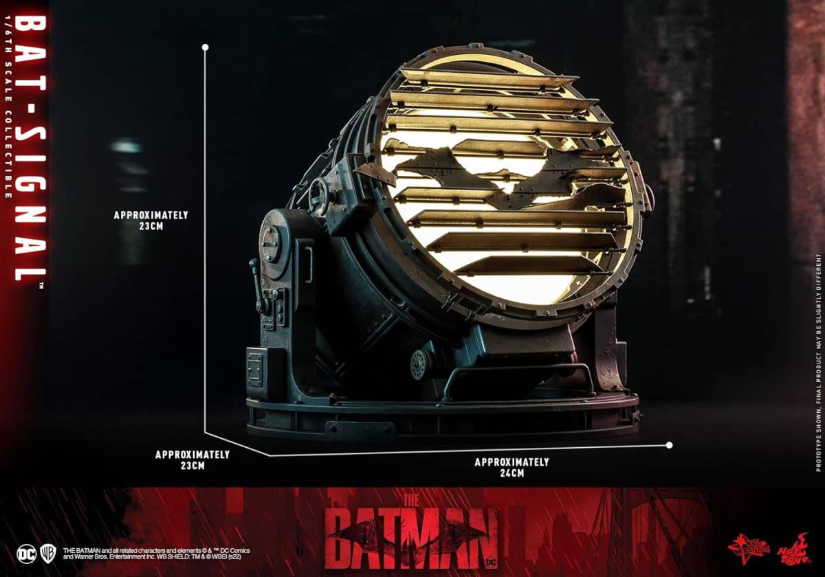 ホットトイズ バットシグナル投光器 『THE BATMAN-ザ・バットマン-』 ムービー・マスターピース 1/6スケールフィギュア _画像3