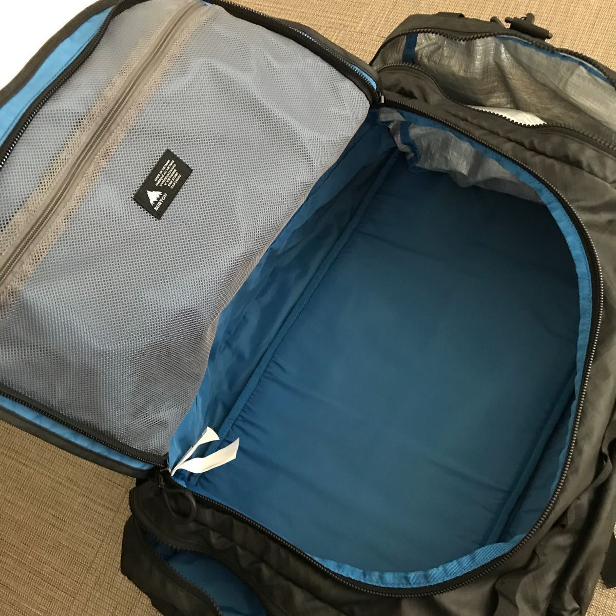 2014-15 BURTON バートン ダッフルバッグ 3way バックパック ショルダーバッグ ボストンバッグ ブラック 約60L スノーボード DUFFLE BAG_画像7