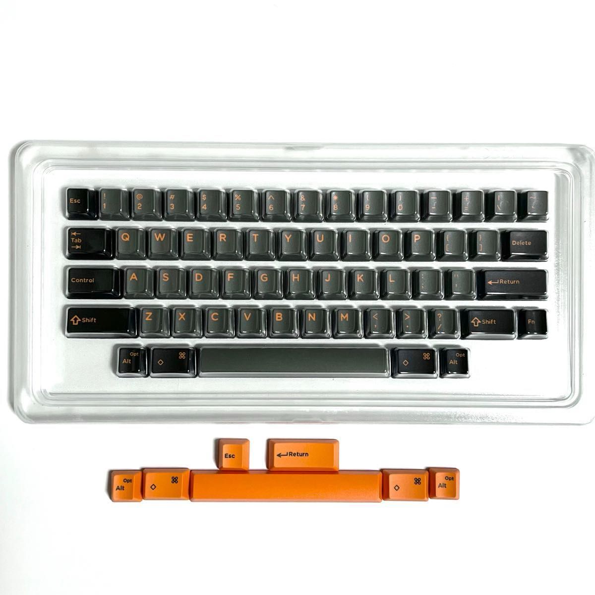 HHKB キーキャップ オレンジ キートップセット Domikey 67 HHKB キーキャップ オレンジ キートップセット Domikey 67