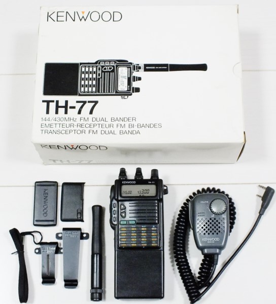 Kenwood TH-77 144/430MHz dual band handy machine : Real Kenwood TH-77 144/430MHz dual band handy machine : Real