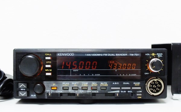 KENWOOD TM-721 144/430MHz デュアルバンドマイクセット-–日本 KENWOOD TM-721 144/430MHz デュアルバンドマイクセット-–日本