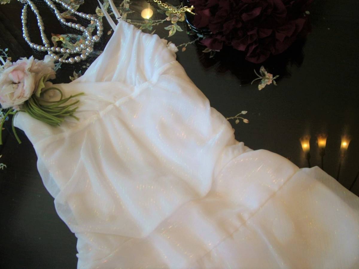 クリスマス　13号　XLサイズ　白　ホワイト　ミニ　ドレス　ワンピース　二次会　ナイト　新品　パーティー_画像2