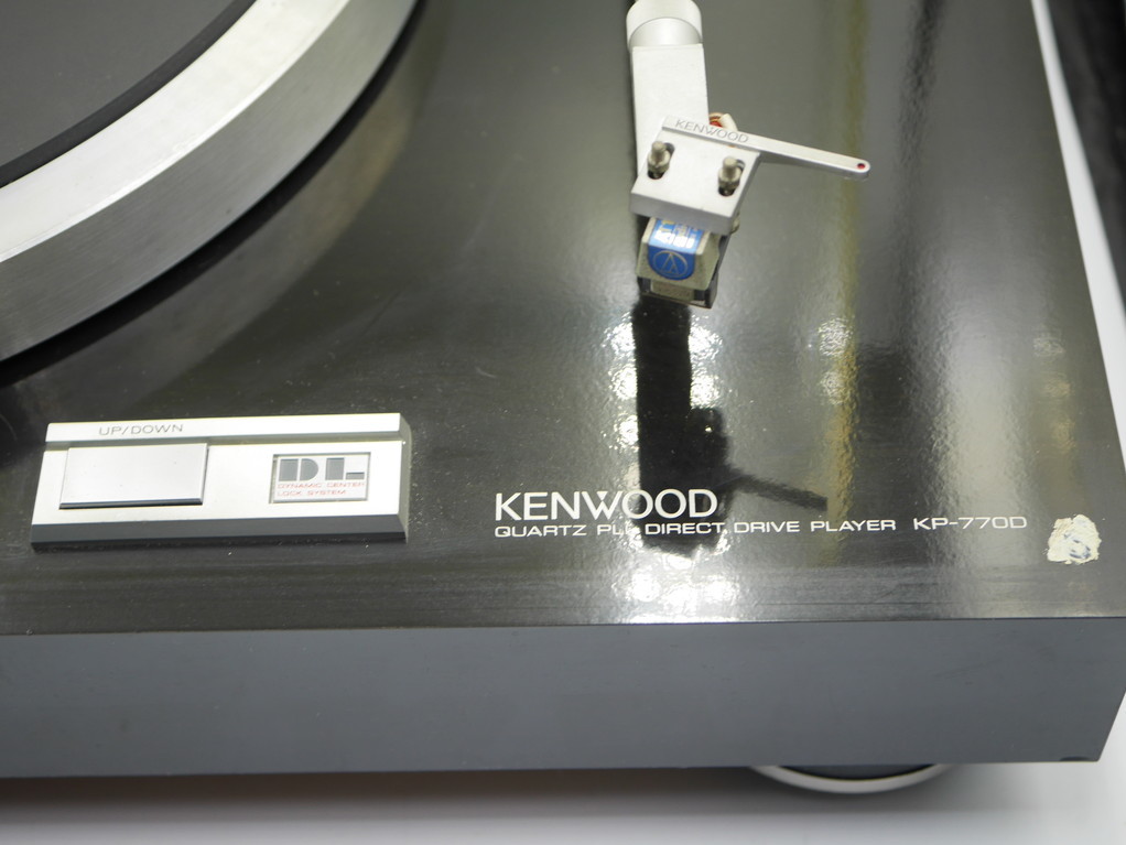 通電、ボタン確認のみ●ケンウッドトリオ KP-770D ターンテーブル●レコードプレーヤー KENWOOD DIRECT DRIVE TURNTABLE_画像5