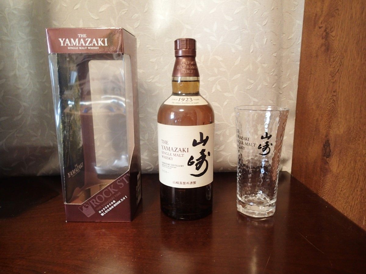 【新品】 山崎　シングルモルト　ウイスキー　700㍉　 ◆グラス付き