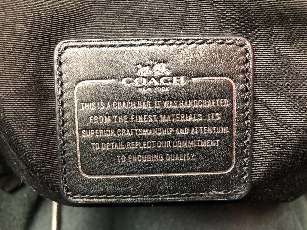 送料無料 1円～ コーチ COACH トートバッグ 37756 マーケット トート レザー シルバー バッグ ターンロックトート ポリッシュド ペブル_画像8