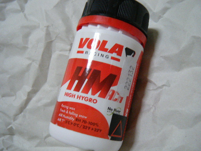 VOLA 　リキッドワックス　H MACH 　RED　-5～0°C　　100ml レーシングトップWAX　2023