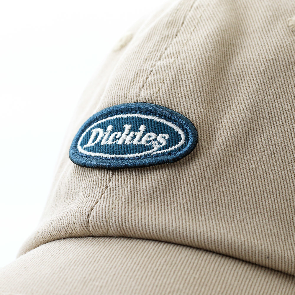 ローキャップ 帽子 メンズ DICKIES ディッキーズ TWILL CALIF WAPPEN FULL CAP ベージュ 14671100-74 USA アメリカンブランド