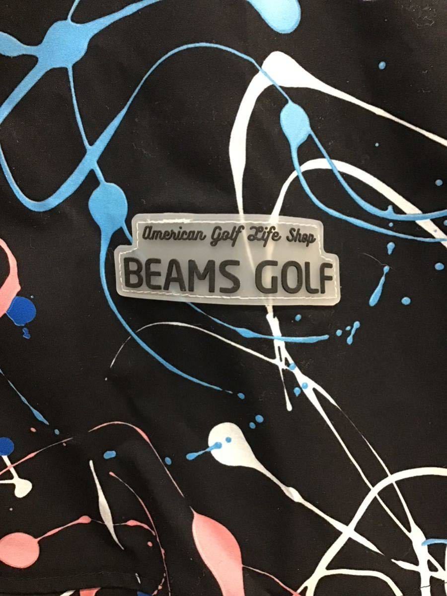 20231223【BEAMS GOLF】ビームスゴルフ ジャケット M ネイビー 総柄 83-18-0095-803_画像2