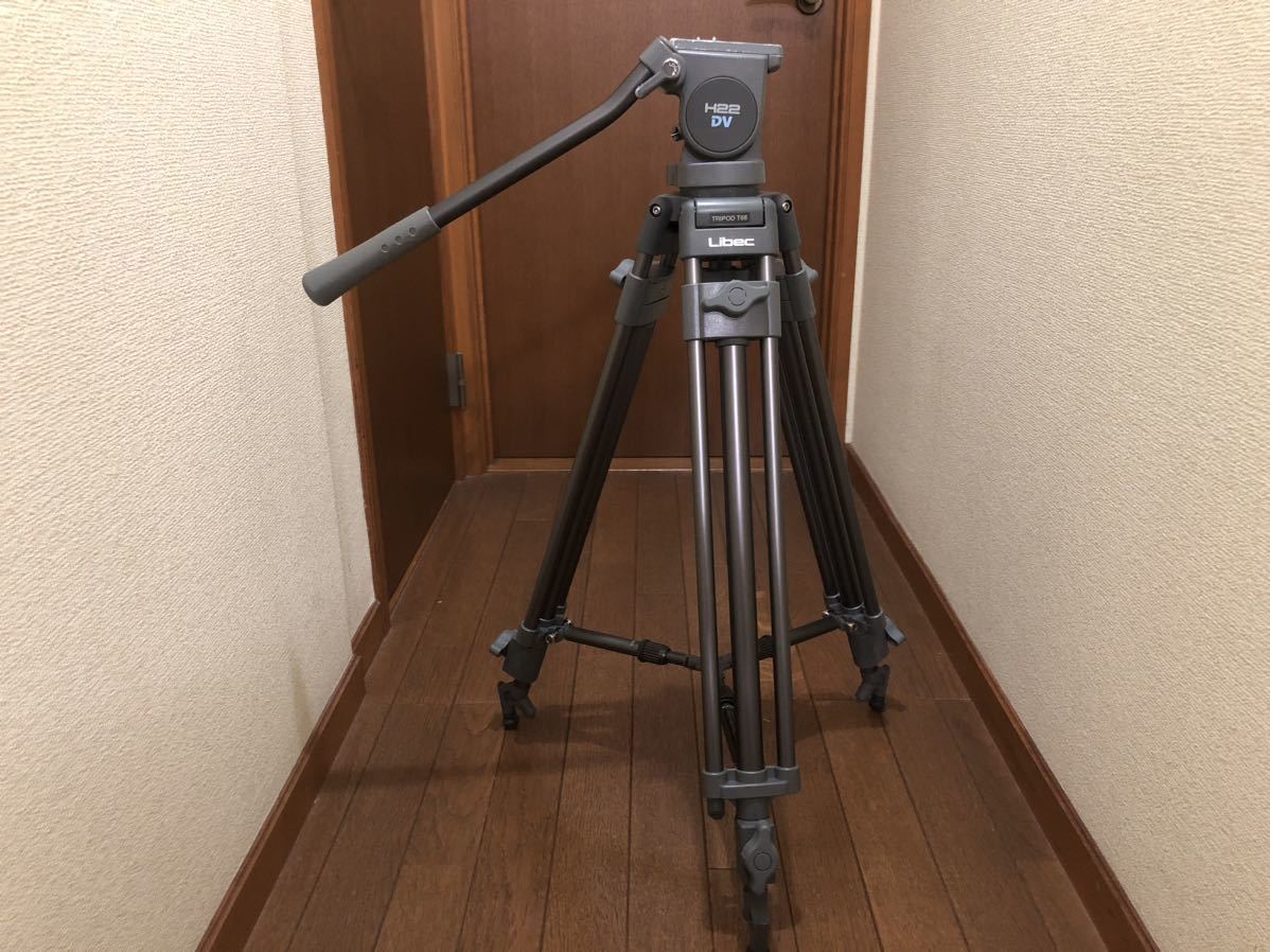 Libec LS-22DV リーベック 雲台 H22 三脚 Tripod T68 ザハトラー ヴィンテン マンフロット プロフェッショナル 業務用 映像機器 プロ仕様_画像1