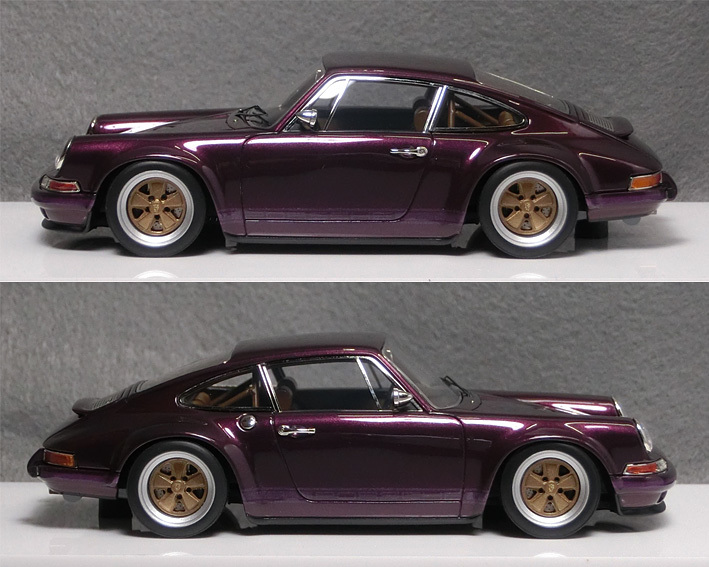 シンガー　ポルシェ911 [964]クーペ（Amethyst Metallic）　*1/43スケール　*メーカー：Vision (MAKE UP)　*品番：VM1110　　*06_画像3