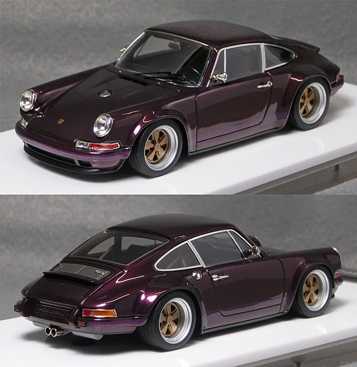 シンガー　ポルシェ911 [964]クーペ（Amethyst Metallic）　*1/43スケール　*メーカー：Vision (MAKE UP)　*品番：VM1110　　*06_画像1