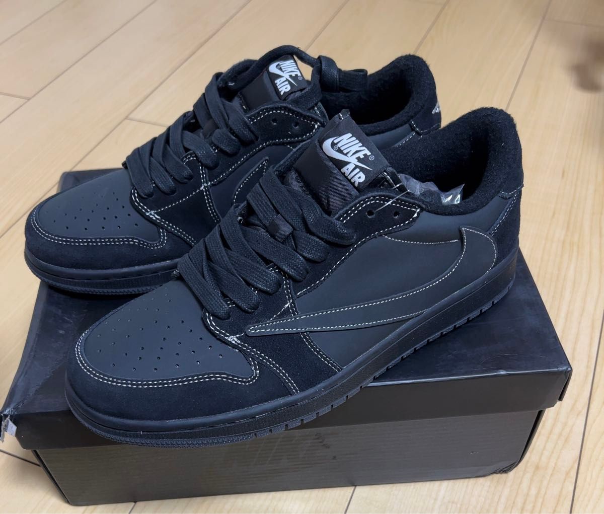 即発送 Travis Scott JORDAN ブラックファントム 27 5cm|Yahoo 即発送 Travis Scott JORDAN ブラックファントム 27 5cm|Yahoo