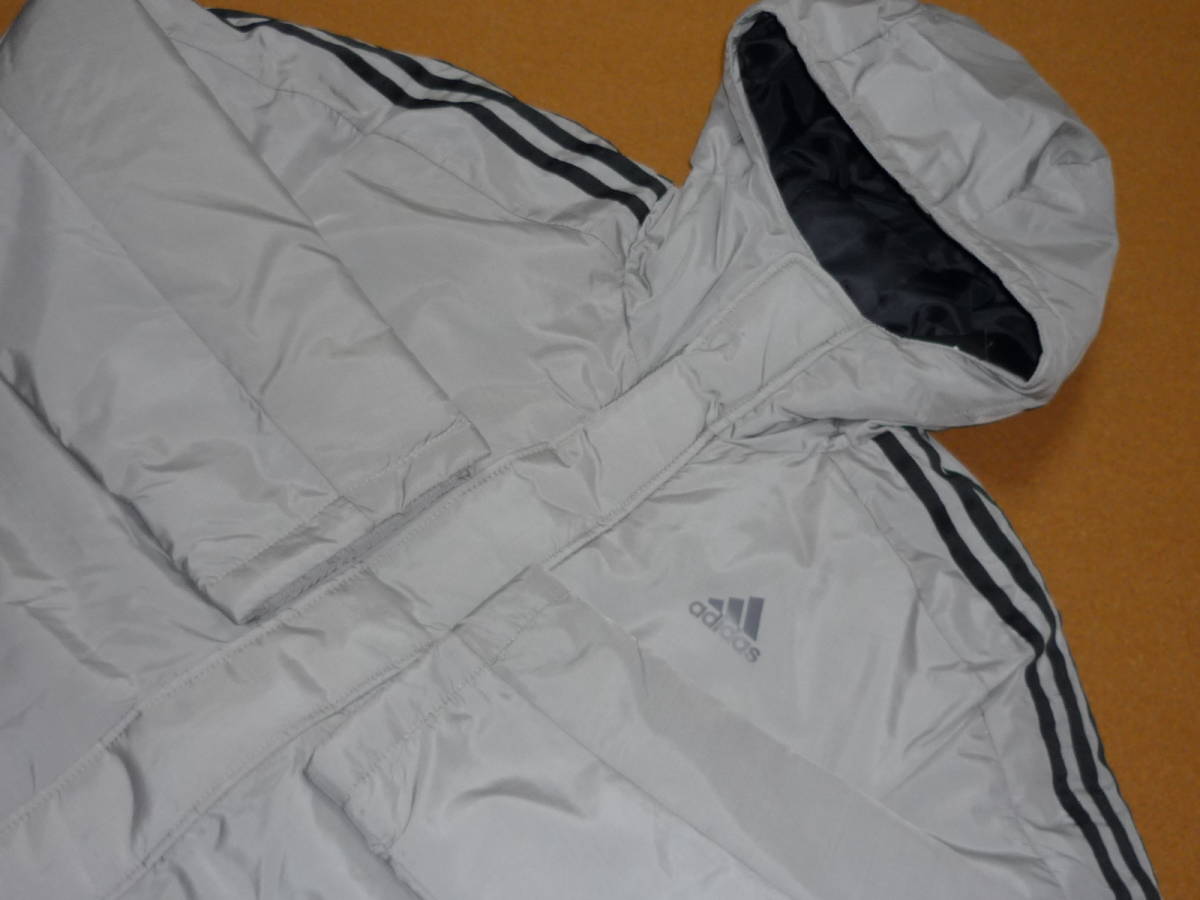  last M Adidas cotton inside bench coat inspection soccer marathon baseball hood Parker long human work down coat ice gray lady's OK