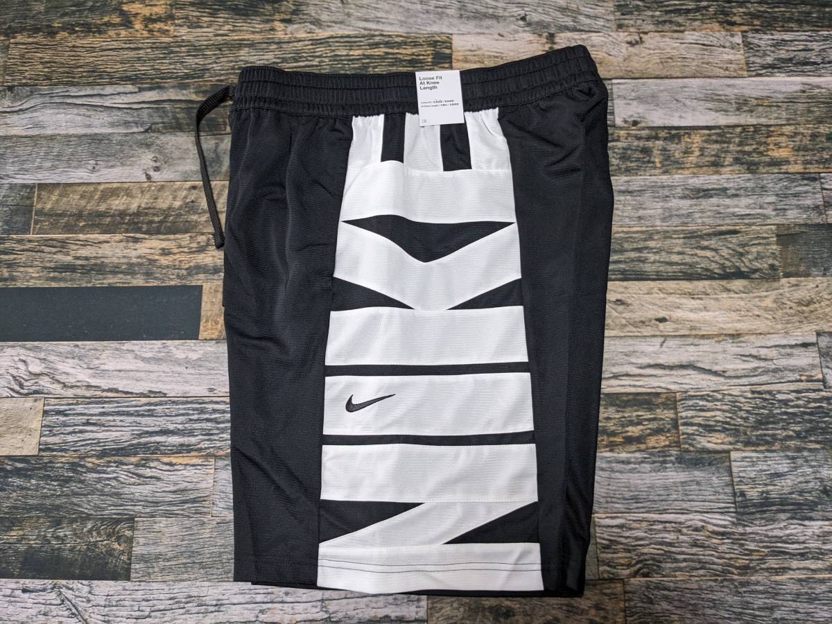  осталось немного XL Nike BIG NIKE тонкий Short джерси осмотр баскетбол шорты брюки ba Span большой Logo тренировочный NBA чёрный / черный 