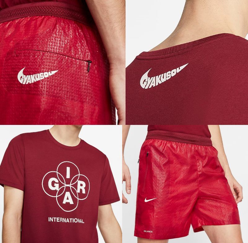 L NIKE GYAKUSOU Tシャツ ショーツ 上下セットアップ 検 ランニング