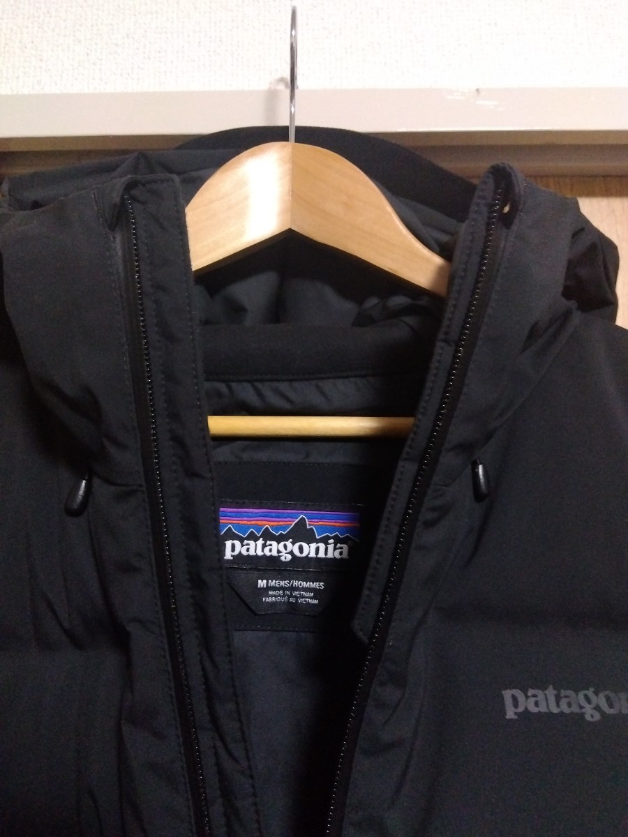 新品同様 パタゴニア Patagonia メンズ ジャクソン グレイシャー ジャケット ダウン M 黒 グレーブラック_画像3