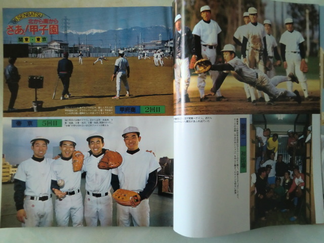 ★報知高校野球　1986年3+4月号　No.2 ’86センバツ＝32校代表校完全ガイド/新天地で新たな闘志 仙台育英・竹田監督 全162頁_画像6